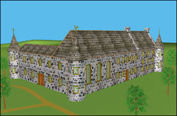Château fort de Longueuil.