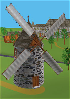 Moulin à vent.