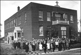 École Saint-Josaphat, à LeMoyne, en 1944.