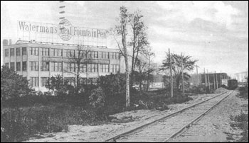 L’usine Waterman à Saint-Lambert, en 1913.