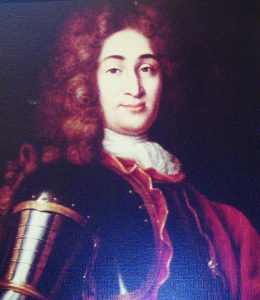 Histoire de Longueuil 27 Photo du portrait sur toile de Charles Le Moyne II, premier baron de Longueuil.