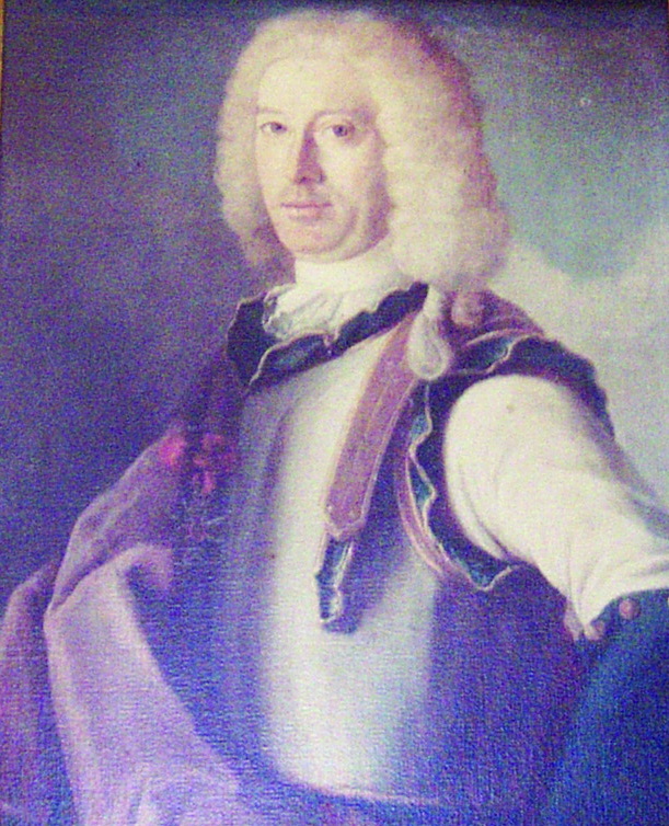 Photo du portrait sur toile de Charles le Moyne III, deuxième baron de Longueuil