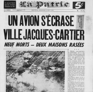 Tragédies aériennes à l'aéroport de Saint-Hubert 5 Article du journal La Patrie