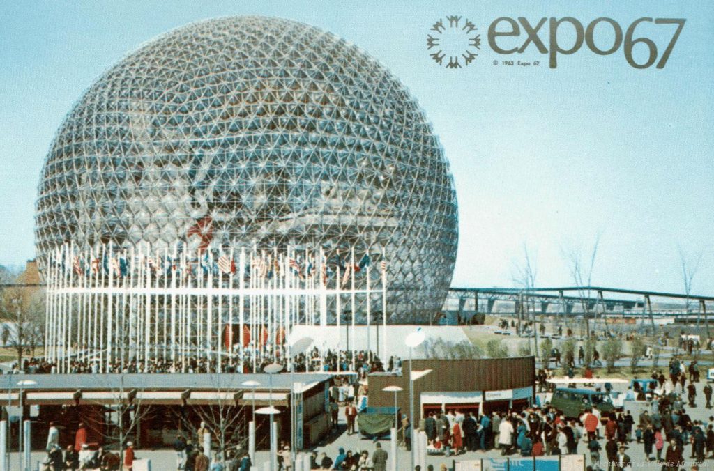 Histoire de Montréal 37 Pavillon américain Expo 67