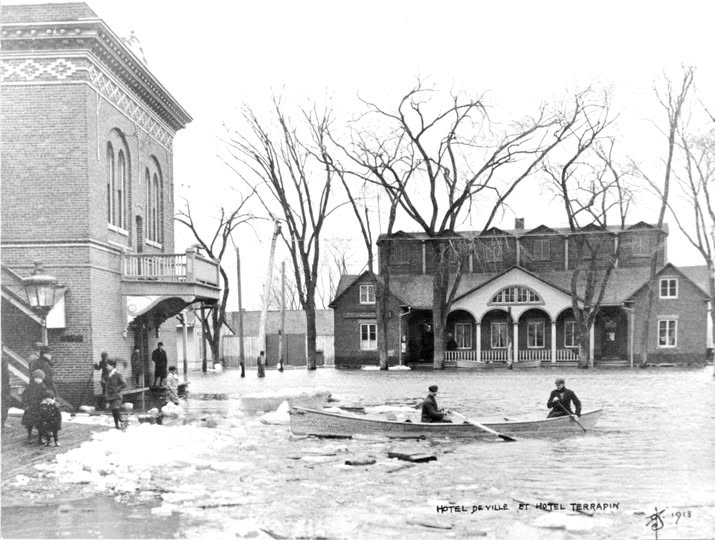 Inondations à Longueuil 2 Inondation Longueuil 1913