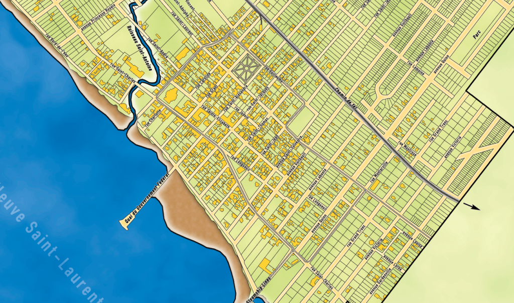 Carte de Longueuil en 1919