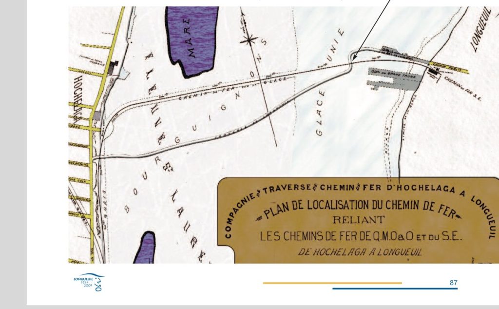 Traverse du fleuve Saint-Laurent entre Longueuil et Montréal au début des années 1880